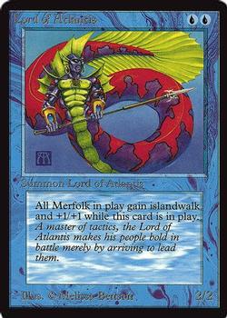 1993 Magic the Gathering International Collectors' Edition #NNO Lord of Atlantis Front