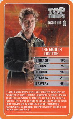 2013 Top Trumps Doctor Who #NNO The Eighth Doctor Front