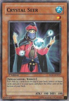 2009 Yu-Gi-Oh! Spellcaster's Command English 1st Edition #SDSC-EN017 Crystal Seer Front