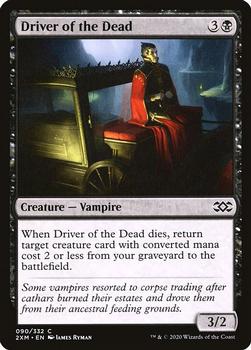 2020 Magic: The Gathering Double Masters #090 Driver of the Dead Front