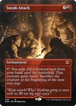2020 Magic: The Gathering Double Masters #348 Sneak Attack Front