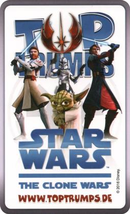 2016 Top Trumps Star Wars The Clone Wars (German) #NNO Admiral Yularen Back