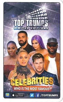 2019 Top Trumps Limited Editions Celebrities #NNO Kylie Jenner Back
