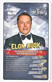 2019 Top Trumps Limited Editions Celebrities #NNO Elon Musk Front