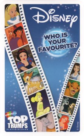 2016 Top Trumps Disney Who is your favourite? #NNO Aladdin Back