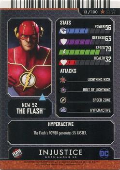 2017 Raw Thrills Injustice Gods Among Us Series 1 - Foil #13 The Flash Back