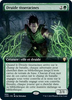 2020 Magic The Gathering Commander Legends French #684 Druide tisseracines Front
