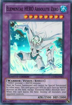 2011 Yu-Gi-Oh! Generation Force Special Edition English #GENF-ENSE1 Elemental HERO Absolute Zero Front