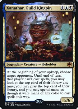 2021 Magic The Gathering Adventures in the Forgotten Realms - Promos #239s Xanathar, Guild Kingpin Front