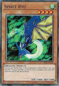 2019 Yu-Gi-Oh! Speed Duel Starter Deck: Duelists of Tomorrow English 1st Edition #SS02-ENA08 Spirit Ryu Front