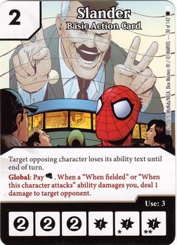 2015 Dice Masters The Amazing Spider-Man #30of142 Slander Front