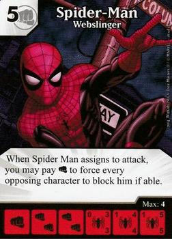 2014 Dice Masters Avengers vs. X-Men #18 Spider-Man Front