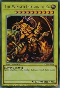 2023 Yu-Gi-Oh! Legendary Collection: 25th Anniversary English #LC01-EN003 The Winged Dragon of Ra Front