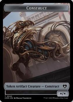 2023 Magic: The Gathering Commander Masters - Double Sided Tokens #0042/0048 Construct / Treasure Front