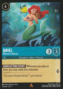 2023 Disney Lorcana TCG: The First Chapter #137/204 Ariel - Whoseit Collector Front
