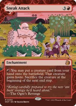 2023 Magic: The Gathering Wilds Of Eldraine - Enchanting Tales #0050 Sneak Attack Front