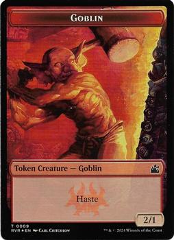 2024 Magic: The Gathering Ravnica Remastered - Double Sided Tokens #0009/0015 Goblin / Elf Knight Front
