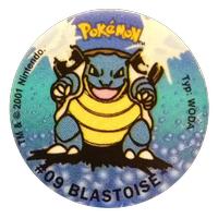 2001 Pokemon Lay's Tazo Zapper #4 Blastoise Front