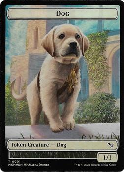 2024 Magic: The Gathering Murders at Karlov Manor - Double Sided Tokens #0001/0010 Dog // Detective Front