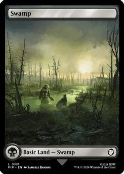 2024 Magic The Gathering Universes Beyond: Fallout #0321 Swamp Front