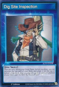 2024 Yu-Gi-Oh! Speed Duel GX: Midterm Destruction English 1st Edition #SGX4-ENS08 Dig Site Inspection Front