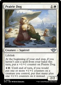 2024 Magic: The Gathering Outlaws of Thunder Junction #24 Prairie Dog Front