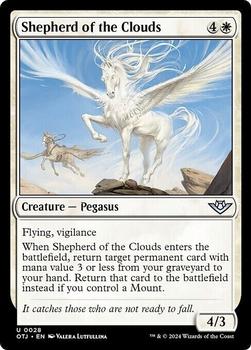 2024 Magic: The Gathering Outlaws of Thunder Junction #28 Shepherd of the Clouds Front