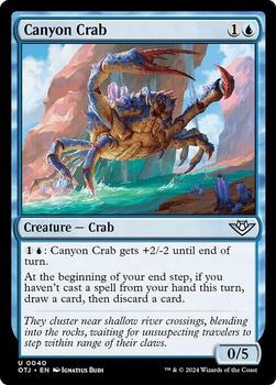 2024 Magic: The Gathering Outlaws of Thunder Junction #40 Canyon Crab Front