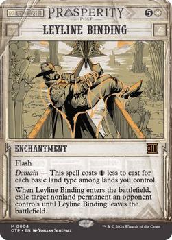 2024 Magic: The Gathering Outlaws of Thunder Junction - Breaking News #4 Leyline Binding Front