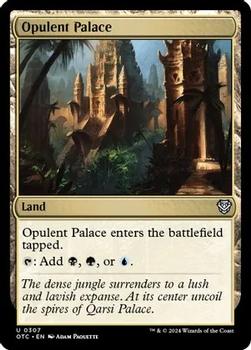 2024 Magic: The Gathering Outlaws of Thunder Junction - Commander Decks #0307 Opulent Palace Front