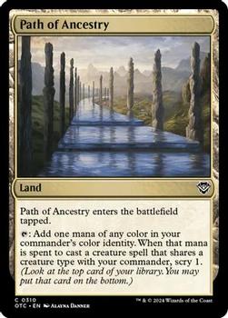 2024 Magic: The Gathering Outlaws of Thunder Junction - Commander Decks #0310 Path of Ancestry Front