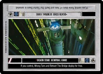 1995 Decipher Star Wars CCG Premiere Limited #NNO Death Star: Central Core Front