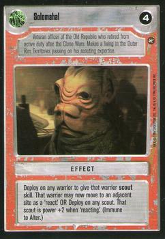 1996 Decipher Star Wars CCG: A New Hope Limited #NNO Solomahal Front