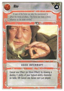 1996 Decipher Star Wars CCG Premiere Unlimited #NNO Alter Front