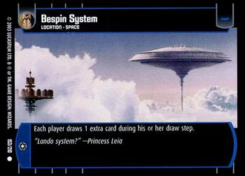 2003 Wizards of the Coast Star Wars The Empire Strikes Back TCG #153 Bespin System Front