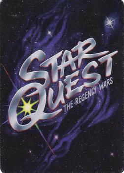 1995 Comic Images Star Quest The Regency Wars #1 Cignus 7 [home world] Back