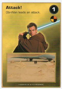 1999 Decipher Star Wars CCG Episode 1 #NNO Attack!  [1 Obi-Wan Kenobi]        Attack: Tatooine Front