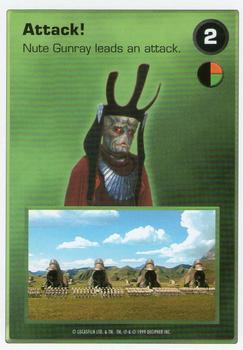 1999 Decipher Star Wars CCG Episode 1 #NNO Attack!  [2 Nute Gunray]           Attack: Naboo Front