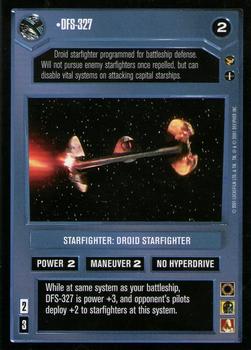2001 Decipher Star Wars CCG Theed Palace #NNO DFS-327 Front