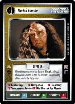 1998 Decipher Star Trek The Dominion #NNO Martok Founder Front