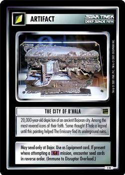 2001 Decipher Star Trek Holodeck Adventures #1 The City Of B'hala Front