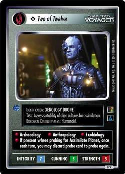 2001 Decipher Star Trek The Borg #67 Two of Twelve  (Personnel Borg) Front