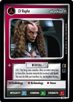 2001 Decipher Star Trek The Borg #96 Ch'Regha (Personnel Klingon) Front