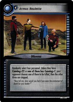 2002 Decipher Star Trek 2nd Edition Premiere #1R5 Armus Roulette (Dilemma) Front