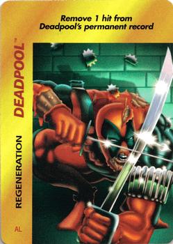 1995 Fleer Marvel Overpower #NNO Deadpool - Regeneration Front