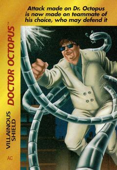 1995 Fleer Marvel Overpower #NNO Dr. Octopus - Villainous Shield Front