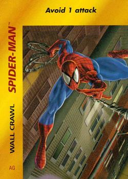 1995 Fleer Marvel Overpower #NNO Spider-Man - Wall Crawl Front