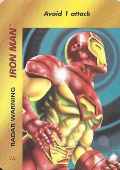 1995 Fleer Marvel Overpower #NNO Iron Man - Radar Warning Front
