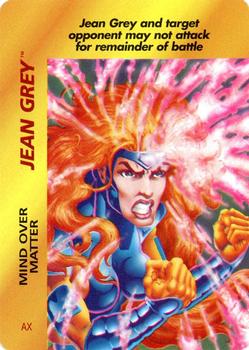 1995 Fleer Marvel Overpower #NNO Jean Grey - Mind Over Matter Front