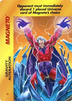 1995 Fleer Marvel Overpower #NNO Magneto - Gravity Alteration Front